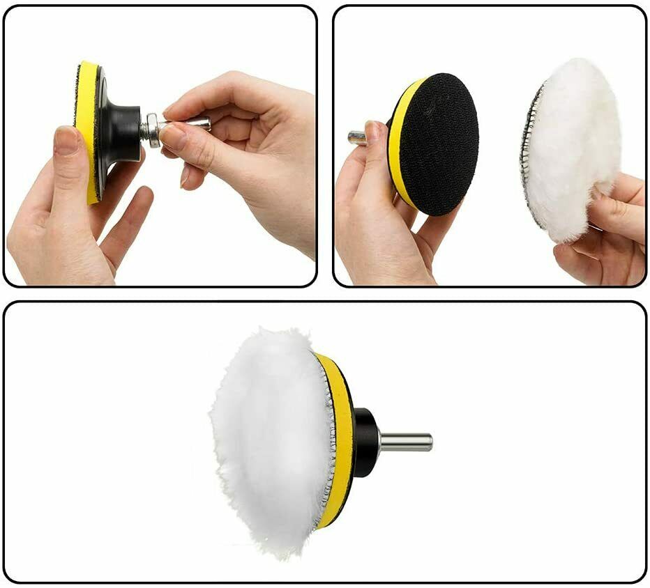 Car Detailing Drill Sponge Kit