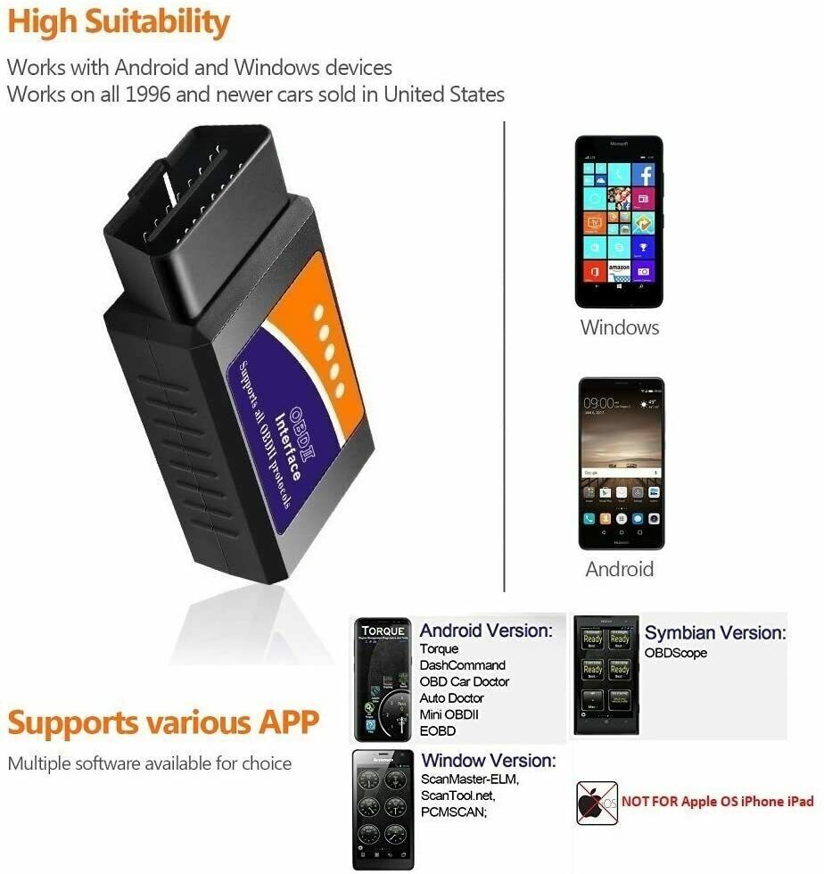 Android Bluetooth OBD2 Car Scanner